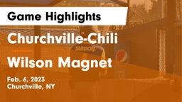 Churchville-Chili  vs Wilson Magnet  Game Highlights - Feb. 6, 2023