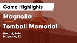 Magnolia  vs Tomball Memorial  Game Highlights - Nov. 14, 2020