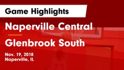 Naperville Central  vs Glenbrook South  Game Highlights - Nov. 19, 2018