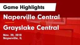Naperville Central  vs Grayslake Central  Game Highlights - Nov. 20, 2018