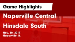 Naperville Central  vs Hinsdale South  Game Highlights - Nov. 30, 2019