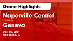 Naperville Central  vs Geneva  Game Highlights - Dec. 29, 2021