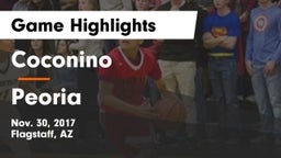 Coconino  vs Peoria  Game Highlights - Nov. 30, 2017