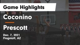 Coconino  vs Prescott Game Highlights - Dec. 7, 2021