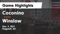 Coconino  vs Winslow  Game Highlights - Dec. 9, 2021