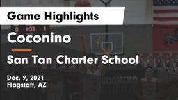 Coconino  vs San Tan Charter School Game Highlights - Dec. 9, 2021