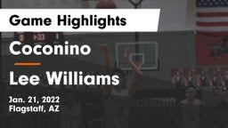 Coconino  vs Lee Williams Game Highlights - Jan. 21, 2022