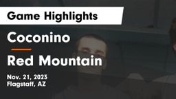 Coconino  vs Red Mountain  Game Highlights - Nov. 21, 2023