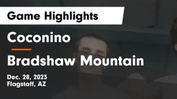 Coconino  vs Bradshaw Mountain Game Highlights - Dec. 28, 2023