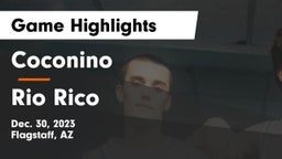 Coconino  vs Rio Rico Game Highlights - Dec. 30, 2023