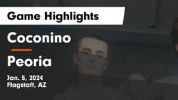 Coconino  vs Peoria  Game Highlights - Jan. 5, 2024