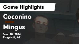Coconino  vs Mingus Game Highlights - Jan. 18, 2024