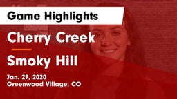 Cherry Creek  vs Smoky Hill  Game Highlights - Jan. 29, 2020