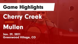 Cherry Creek  vs Mullen  Game Highlights - Jan. 29, 2021
