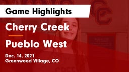 Cherry Creek  vs Pueblo West  Game Highlights - Dec. 14, 2021