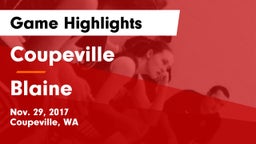 Coupeville  vs Blaine  Game Highlights - Nov. 29, 2017