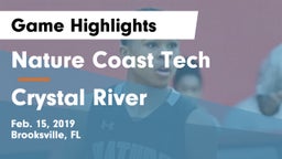 Nature Coast Tech  vs Crystal River Game Highlights - Feb. 15, 2019