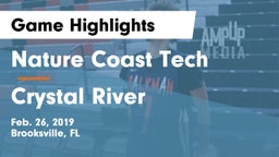 Nature Coast Tech  vs Crystal River Game Highlights - Feb. 26, 2019