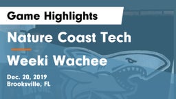Nature Coast Tech  vs Weeki Wachee  Game Highlights - Dec. 20, 2019