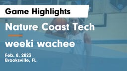 Nature Coast Tech  vs weeki wachee Game Highlights - Feb. 8, 2023