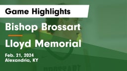 Bishop Brossart  vs Lloyd Memorial  Game Highlights - Feb. 21, 2024