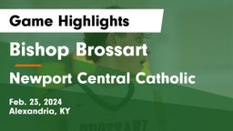 Bishop Brossart  vs Newport Central Catholic  Game Highlights - Feb. 23, 2024