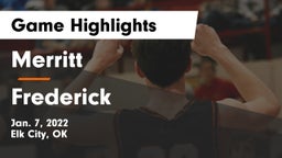 Merritt  vs Frederick  Game Highlights - Jan. 7, 2022