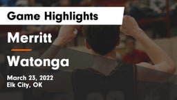 Merritt  vs Watonga  Game Highlights - March 23, 2022