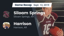 Recap: Siloam Springs  vs. Harrison  2019