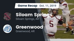 Recap: Siloam Springs  vs. Greenwood  2019