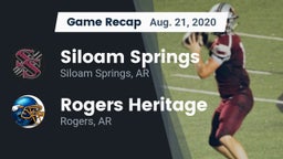 Recap: Siloam Springs  vs. Rogers Heritage  2020
