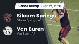 Recap: Siloam Springs  vs. Van Buren  2020