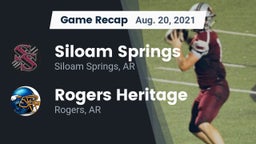 Recap: Siloam Springs  vs. Rogers Heritage  2021