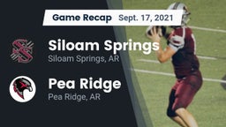 Recap: Siloam Springs  vs. Pea Ridge  2021