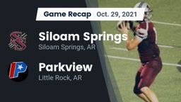 Recap: Siloam Springs  vs. Parkview  2021