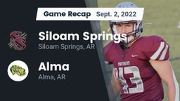 Recap: Siloam Springs  vs. Alma  2022
