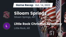 Recap: Siloam Springs  vs. Little Rock Christian Academy  2022