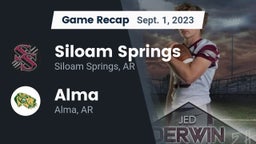 Recap: Siloam Springs  vs. Alma  2023