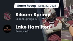 Recap: Siloam Springs  vs. Lake Hamilton  2023