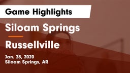 Siloam Springs  vs Russellville  Game Highlights - Jan. 28, 2020