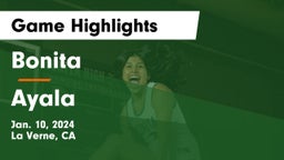 Bonita  vs Ayala  Game Highlights - Jan. 10, 2024
