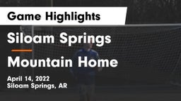Siloam Springs  vs Mountain Home  Game Highlights - April 14, 2022