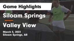 Siloam Springs  vs Valley View  Game Highlights - March 5, 2022