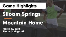 Siloam Springs  vs Mountain Home  Game Highlights - March 10, 2022