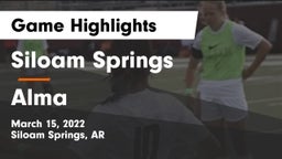 Siloam Springs  vs Alma  Game Highlights - March 15, 2022