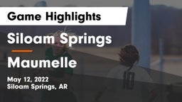 Siloam Springs  vs Maumelle  Game Highlights - May 12, 2022