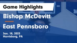 Bishop McDevitt  vs East Pennsboro  Game Highlights - Jan. 18, 2023