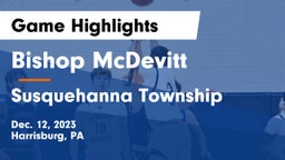 Bishop McDevitt  vs Susquehanna Township  Game Highlights - Dec. 12, 2023