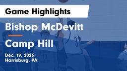 Bishop McDevitt  vs Camp Hill  Game Highlights - Dec. 19, 2023