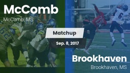 Matchup: McComb  vs. Brookhaven  2017